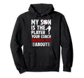 My Son Baseball Dad Baseball Player Hoodie - Streetwear Style for Adults - T-Shirt, Sweatshirt, Hoodie