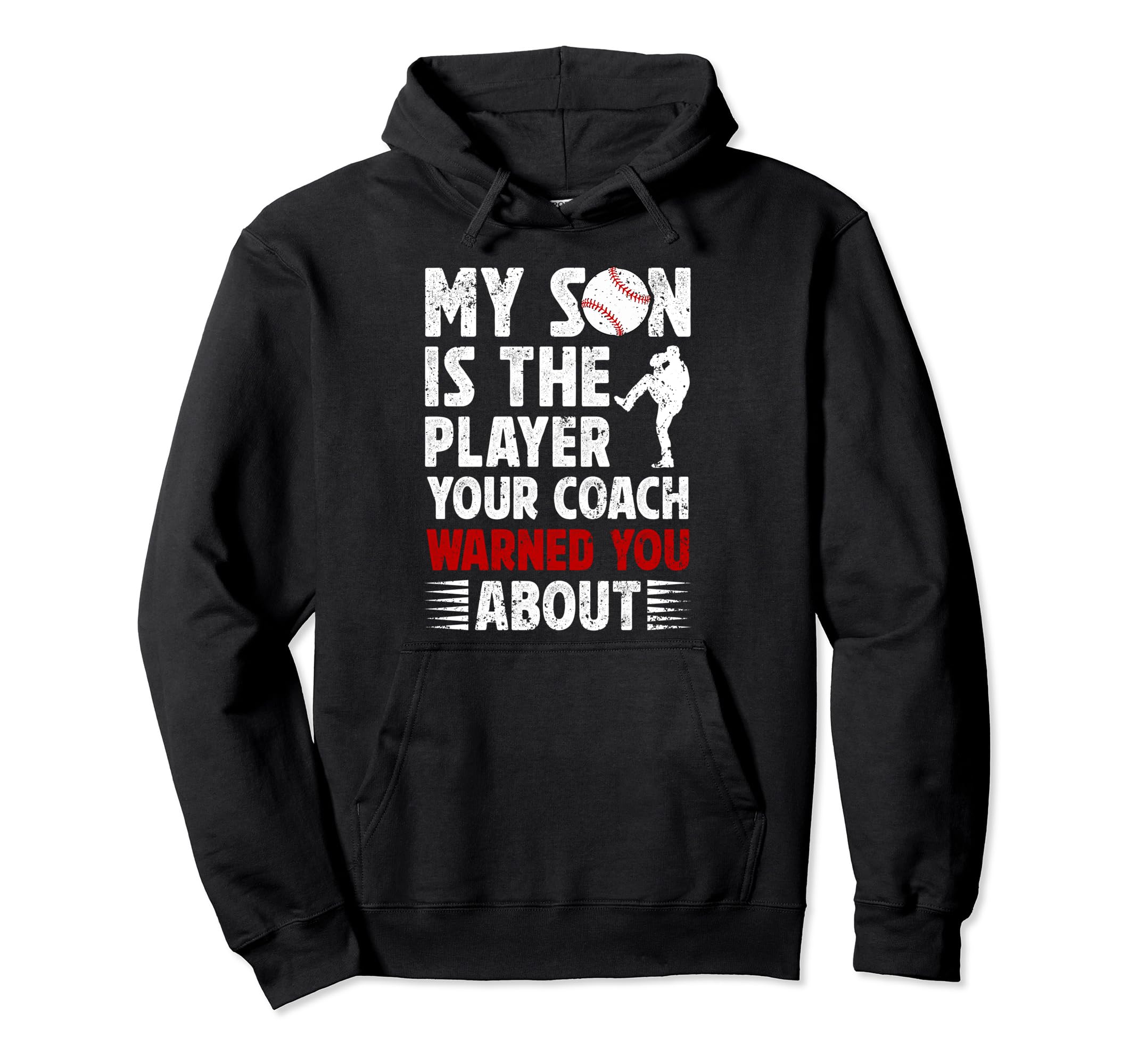 My Son Baseball Dad Baseball Player Hoodie - Streetwear Style for Adults - T-Shirt, Sweatshirt, Hoodie