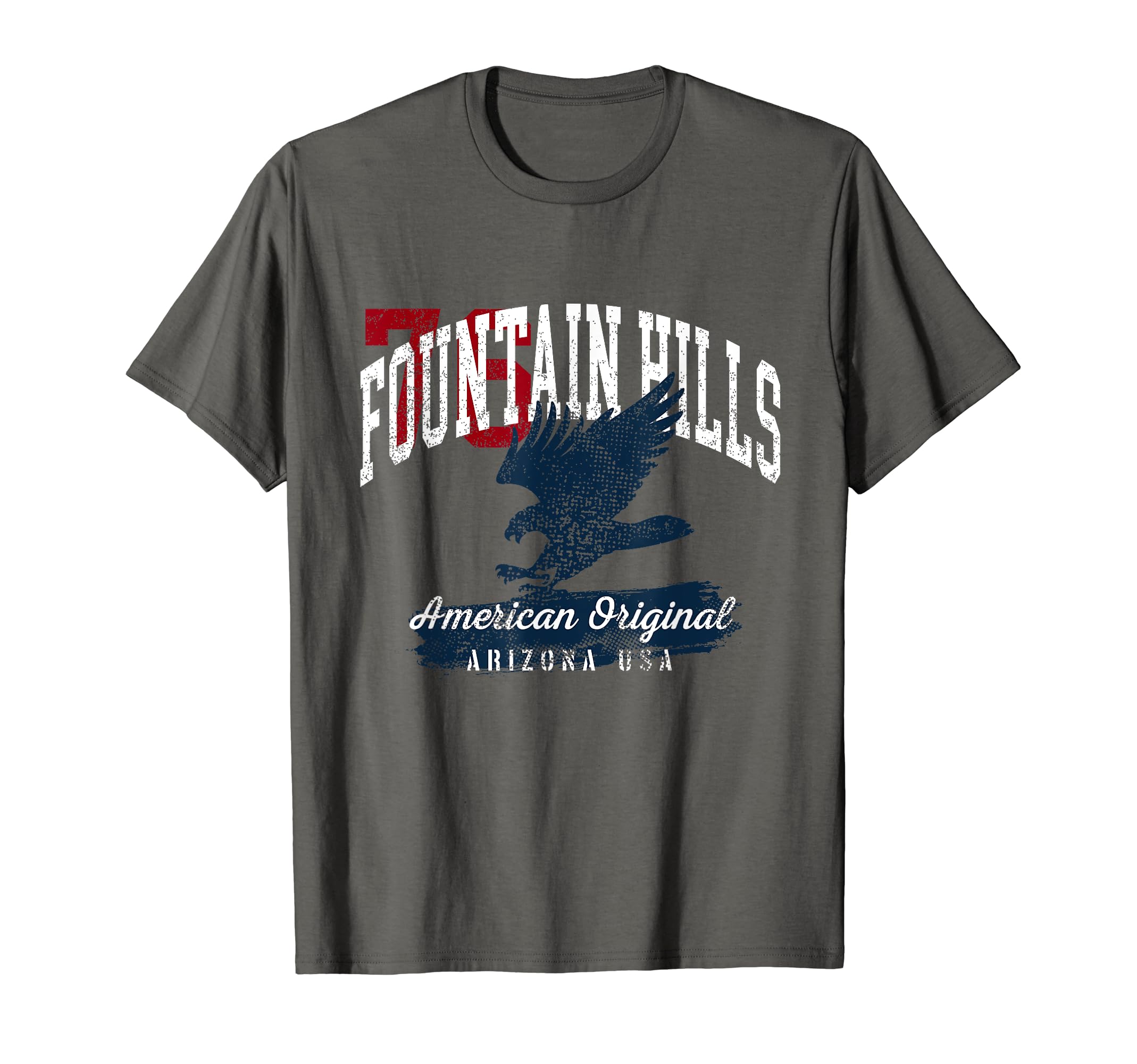 Fountain Hills Arizona Patriotic T-Shirt - Minimalist Print Men Women - T-Shirt, Sweatshirt, Hoodie