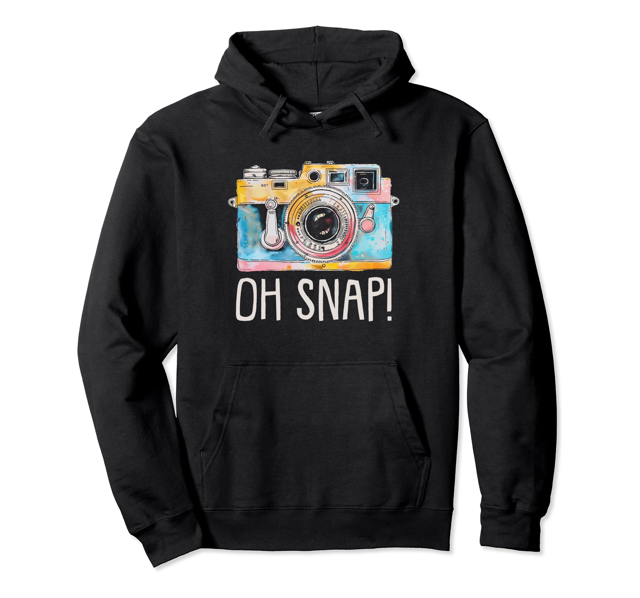 Photographer Camera Funny Photography Hoodie - Minimalist Print Men Women - T-Shirt, Sweatshirt, Hoodie
