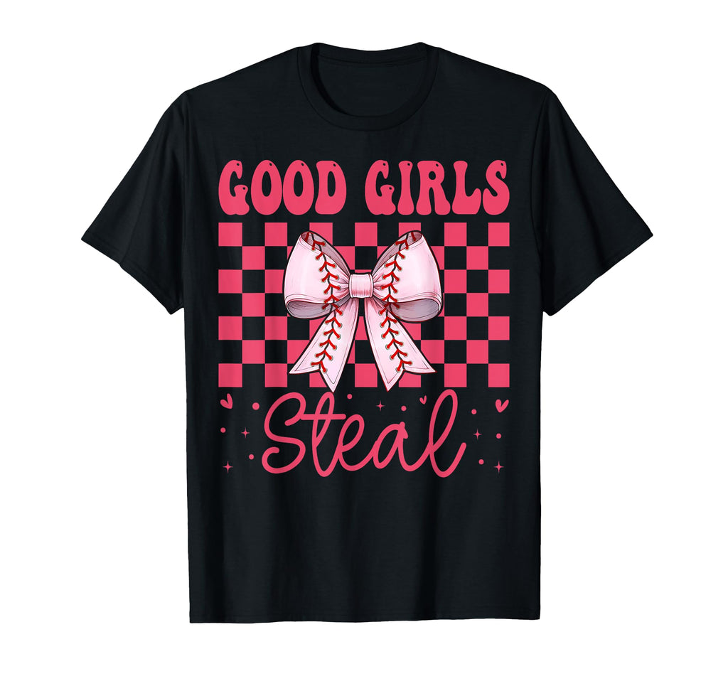 Baseball Mom Mothers Day Coquette Bow T-Shirt - Novelty Apparel Men Women - T-Shirt, Sweatshirt, Hoodie