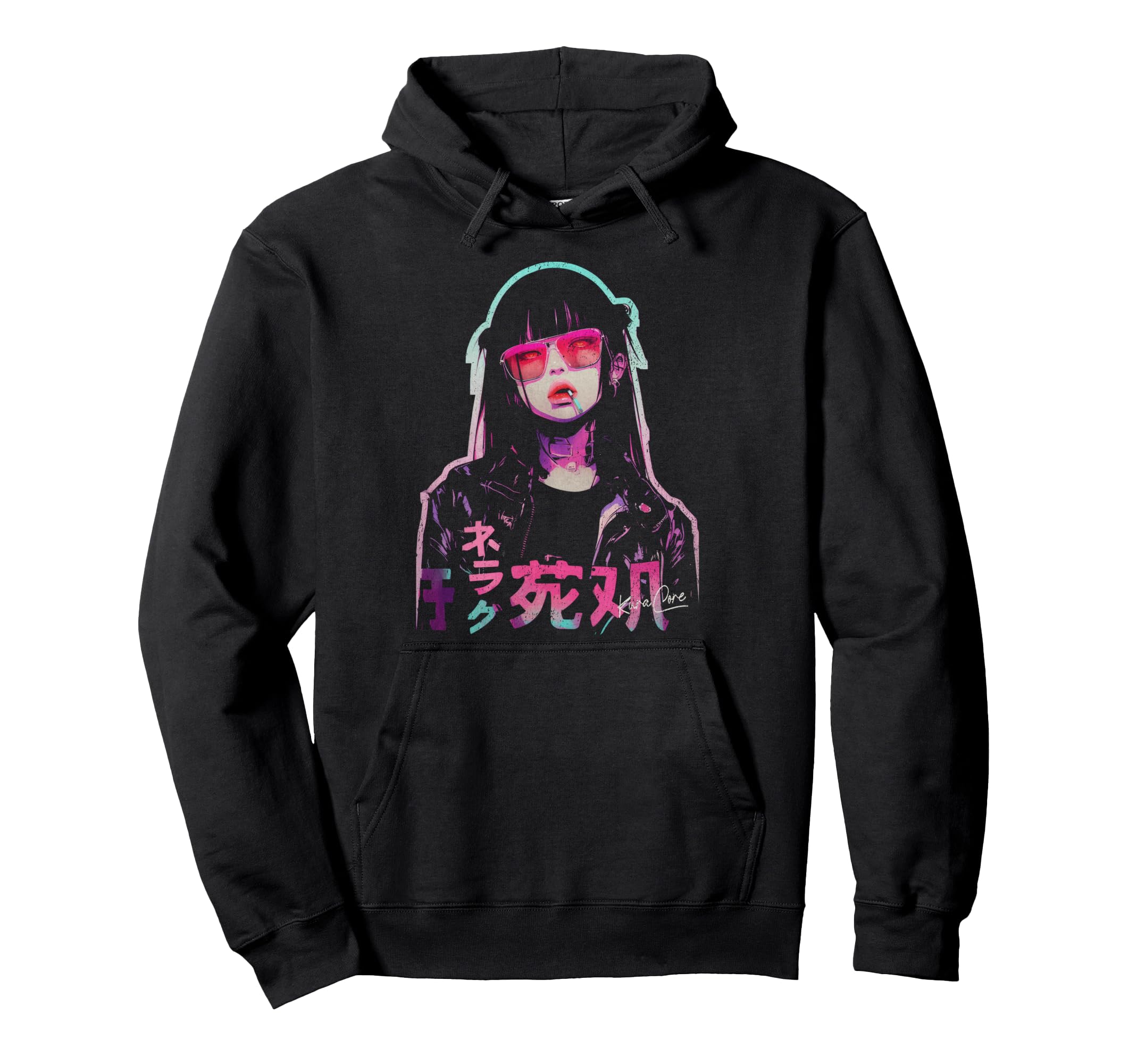 Japanese Streetwear Cyberpunk Y2K Hoodie - Aesthetic Graphic Unisex - T-Shirt, Sweatshirt, Hoodie