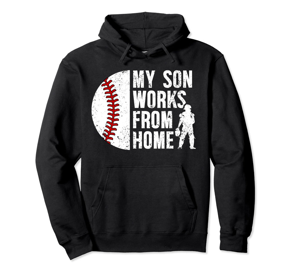 My Son Baseball Catcher Dad Baseball Hoodie - Unique Graphic Unisex - T-Shirt, Sweatshirt, Hoodie