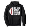My Son Baseball Catcher Dad Baseball Hoodie - Unique Graphic Unisex - T-Shirt, Sweatshirt, Hoodie