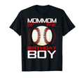 Mommom Birthday Baseball Theme Bday T-Shirt - Aesthetic Graphic for Adults - T-Shirt, Sweatshirt, Hoodie