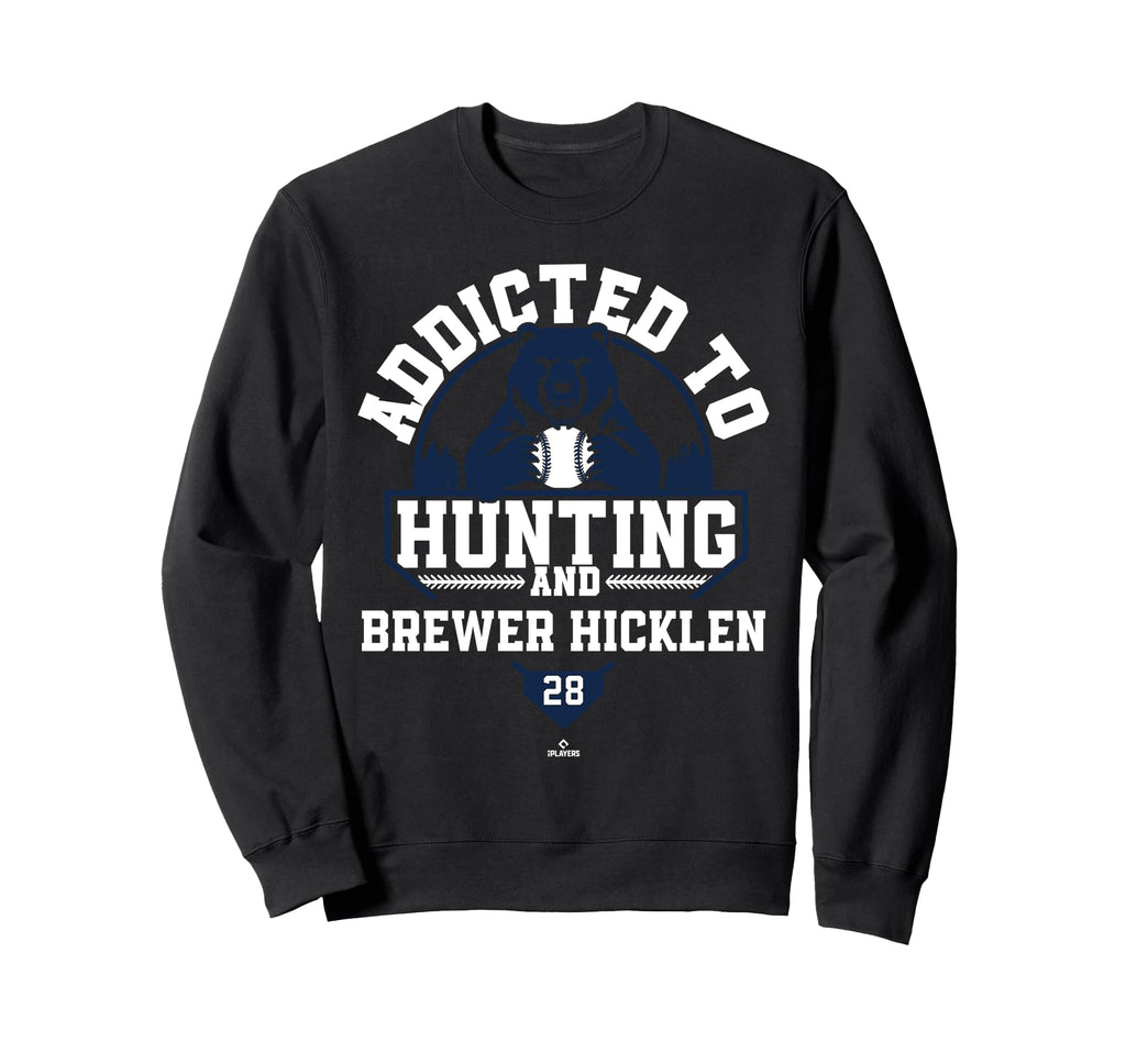 Addicted To Bear Hunting Brewer Sweatshirt - Graphic Print for Adults - T-Shirt, Sweatshirt, Hoodie