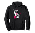 Funny Cartoon Ghost Nurse Rock Music Hoodie - Graphic Print Men Women - T-Shirt, Sweatshirt, Hoodie