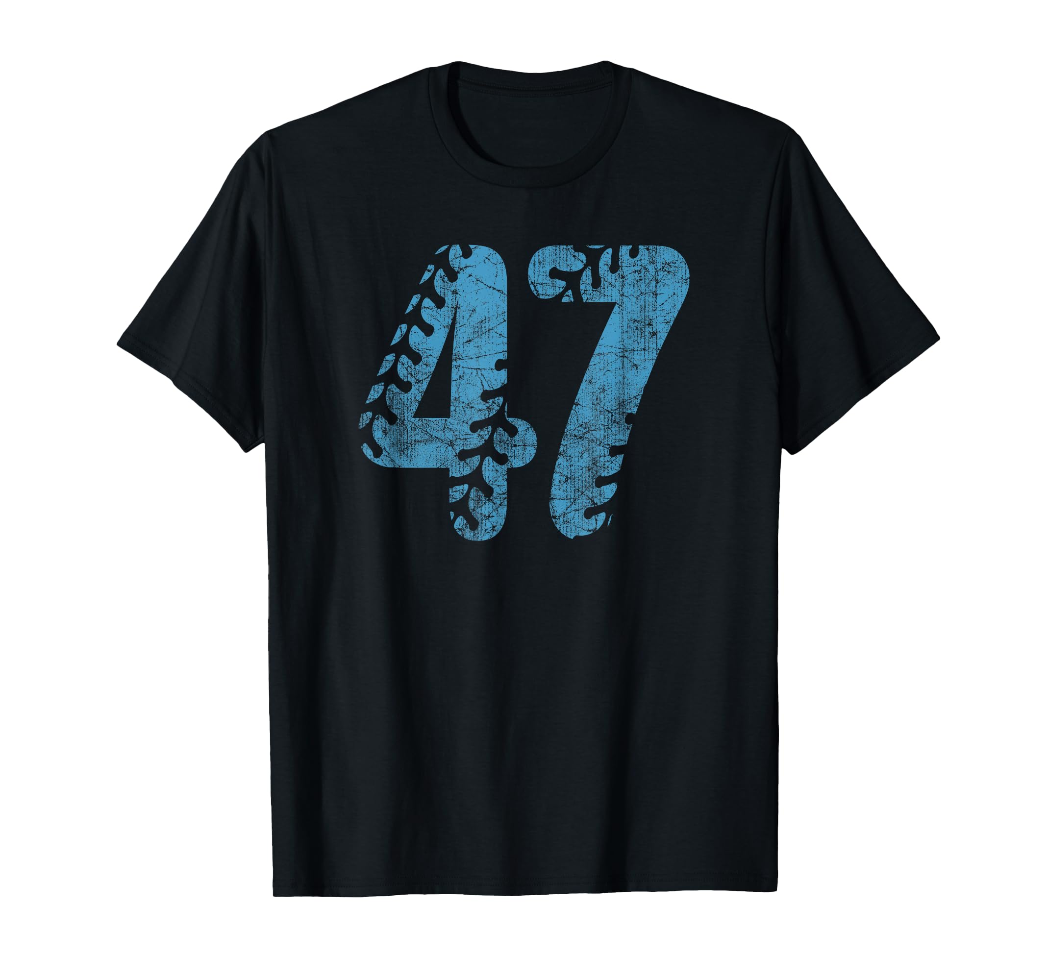 Baseball Softball Mom 47 Number T-Shirt - Custom Art Print for Adults - T-Shirt, Sweatshirt, Hoodie