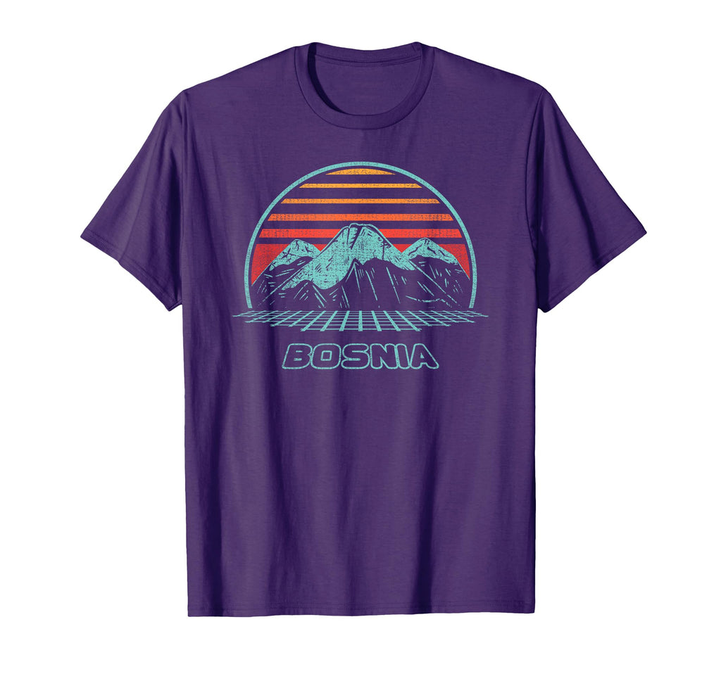 Bosnia 80S T-Shirt - Minimalist Print Unisex - T-Shirt, Sweatshirt, Hoodie