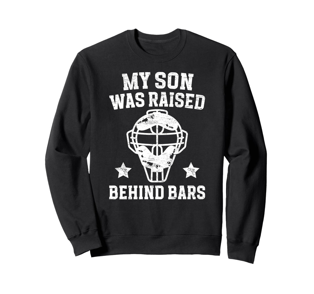 Baseball Catcher Dad Funny Dad Sweatshirt - Streetwear Style Unisex - T-Shirt, Sweatshirt, Hoodie