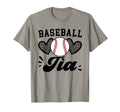 Baseball Tia Hearts Aunt Tia Baseball T-Shirt - Graphic Print for Adults - T-Shirt, Sweatshirt, Hoodie