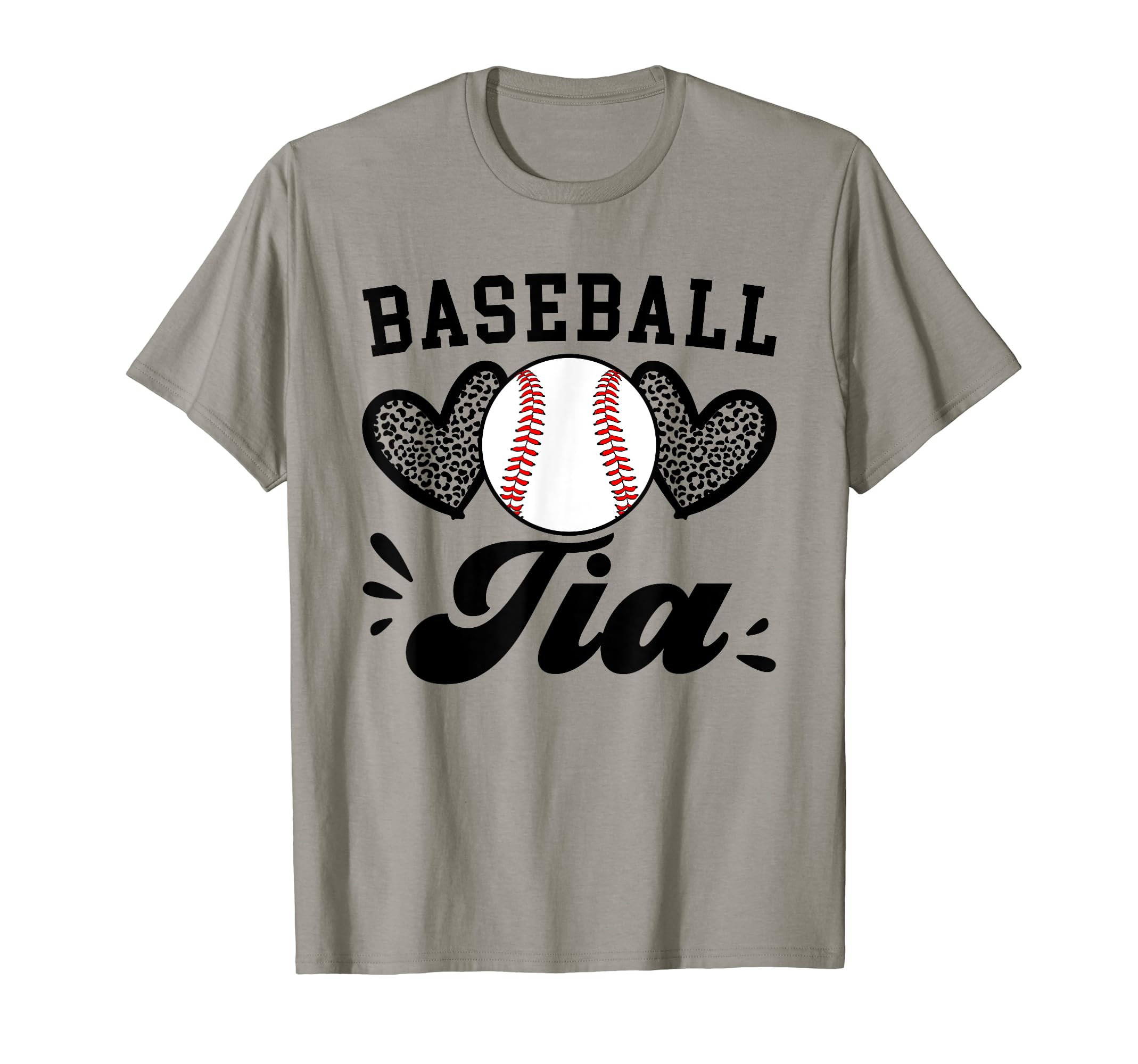 Baseball Tia Hearts Aunt Tia Baseball T-Shirt - Graphic Print for Adults - T-Shirt, Sweatshirt, Hoodie