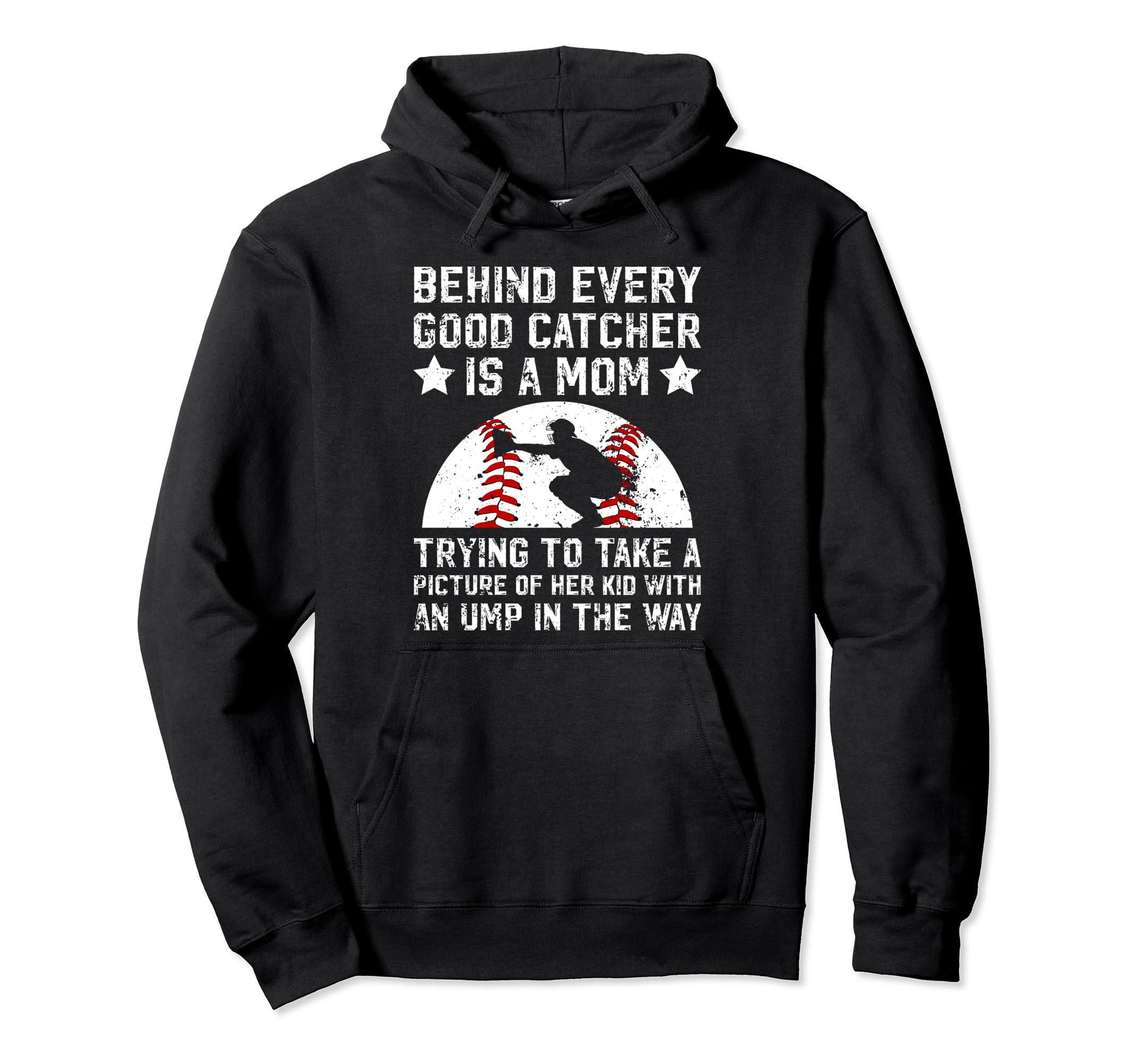 Baseball Catcher Mom Funny Mom Baseball Hoodie - Aesthetic Graphic Unisex - T-Shirt, Sweatshirt, Hoodie