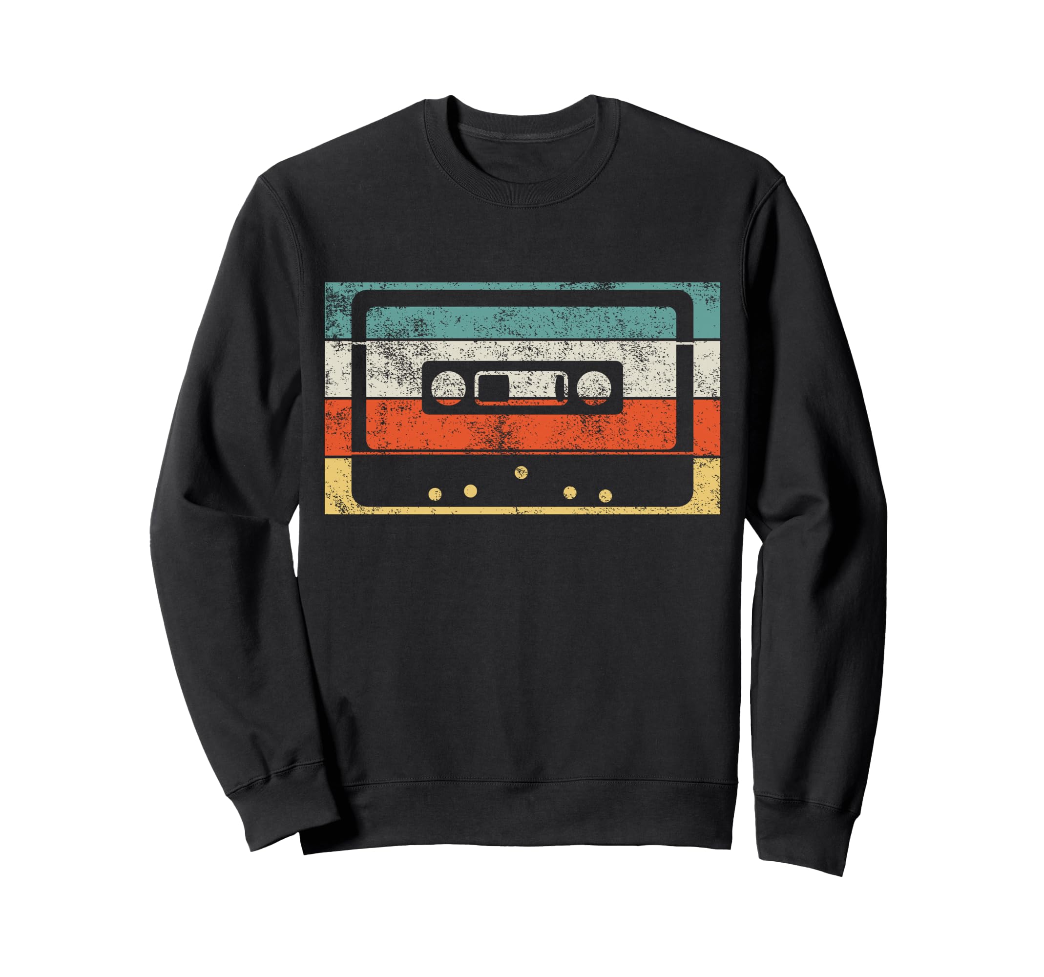 80S 90S Music Cassette Tape Sweatshirt - Custom Art Print Men Women - T-Shirt, Sweatshirt, Hoodie