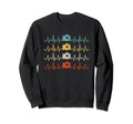 Heartbeat Photography Camera Sweatshirt - Custom Art Print for Adults - T-Shirt, Sweatshirt, Hoodie