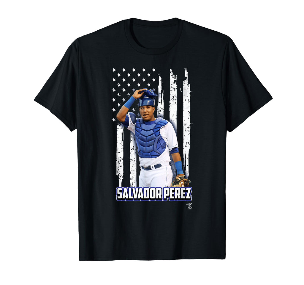 Salvador Perez Nation Flag T-Shirt - Streetwear Style Men Women - T-Shirt, Sweatshirt, Hoodie