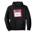 Floppy Disk Wink Funny Old School 90S Hoodie - Minimalist Print Men Women - T-Shirt, Sweatshirt, Hoodie