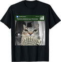 Funny Cat with Motion Meme Humor - Adult & Kids T-Shirts, Sweatshirts & Hoodies apparel design preview 1