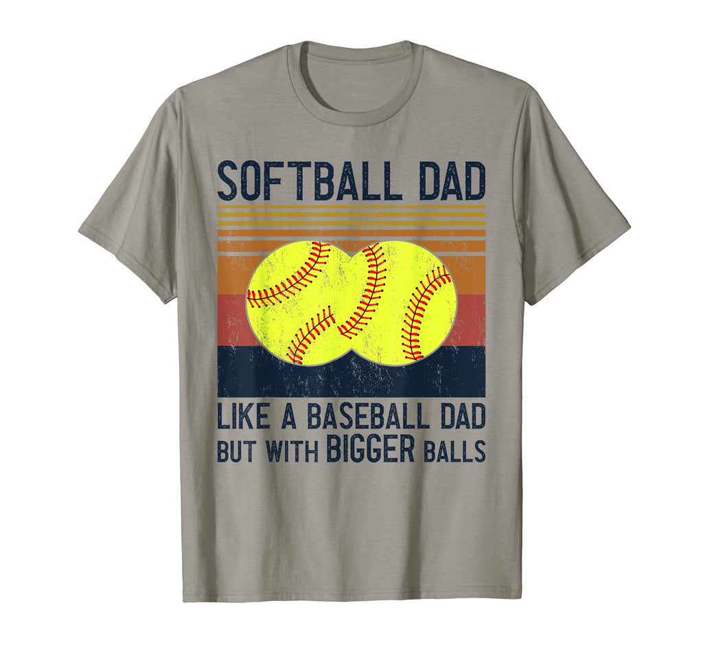Soft Ball Dad Like Baseball Dad T-Shirt - Aesthetic Graphic for Adults - T-Shirt, Sweatshirt, Hoodie