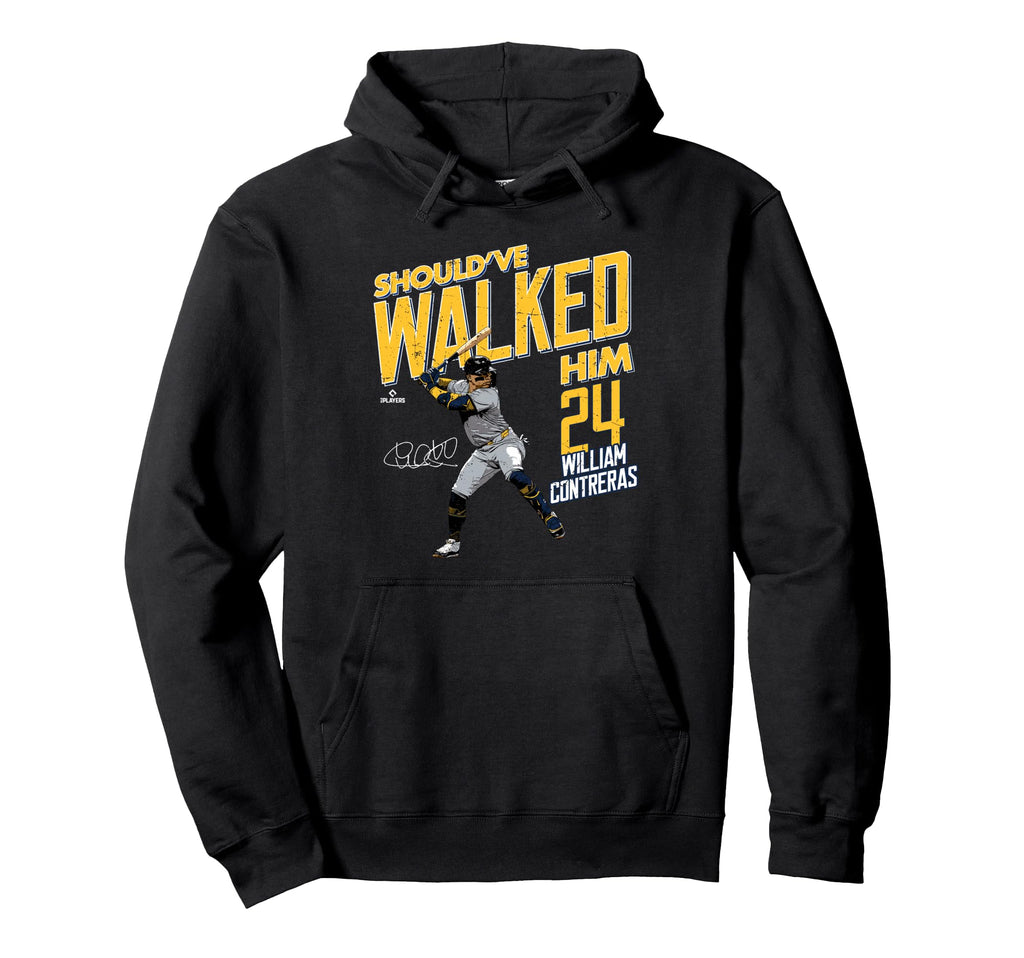 Shouldve Walked Him William Contreras Hoodie - Aesthetic Graphic Unisex - T-Shirt, Sweatshirt, Hoodie