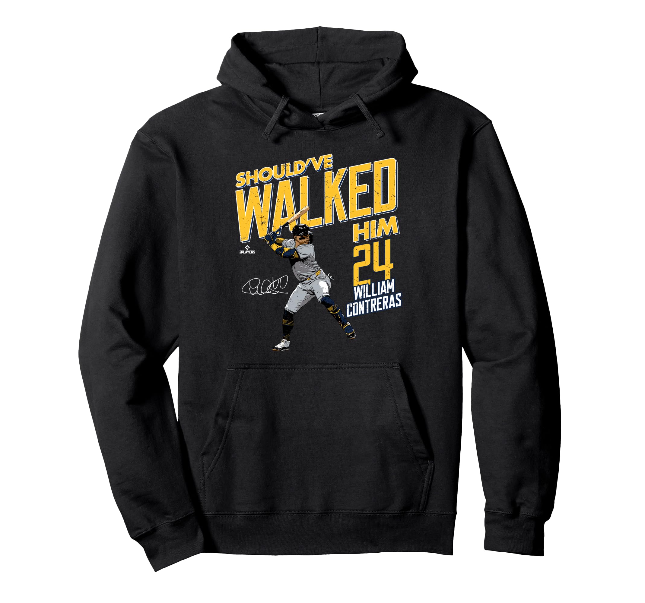 Shouldve Walked Him William Contreras Hoodie - Aesthetic Graphic Unisex - T-Shirt, Sweatshirt, Hoodie