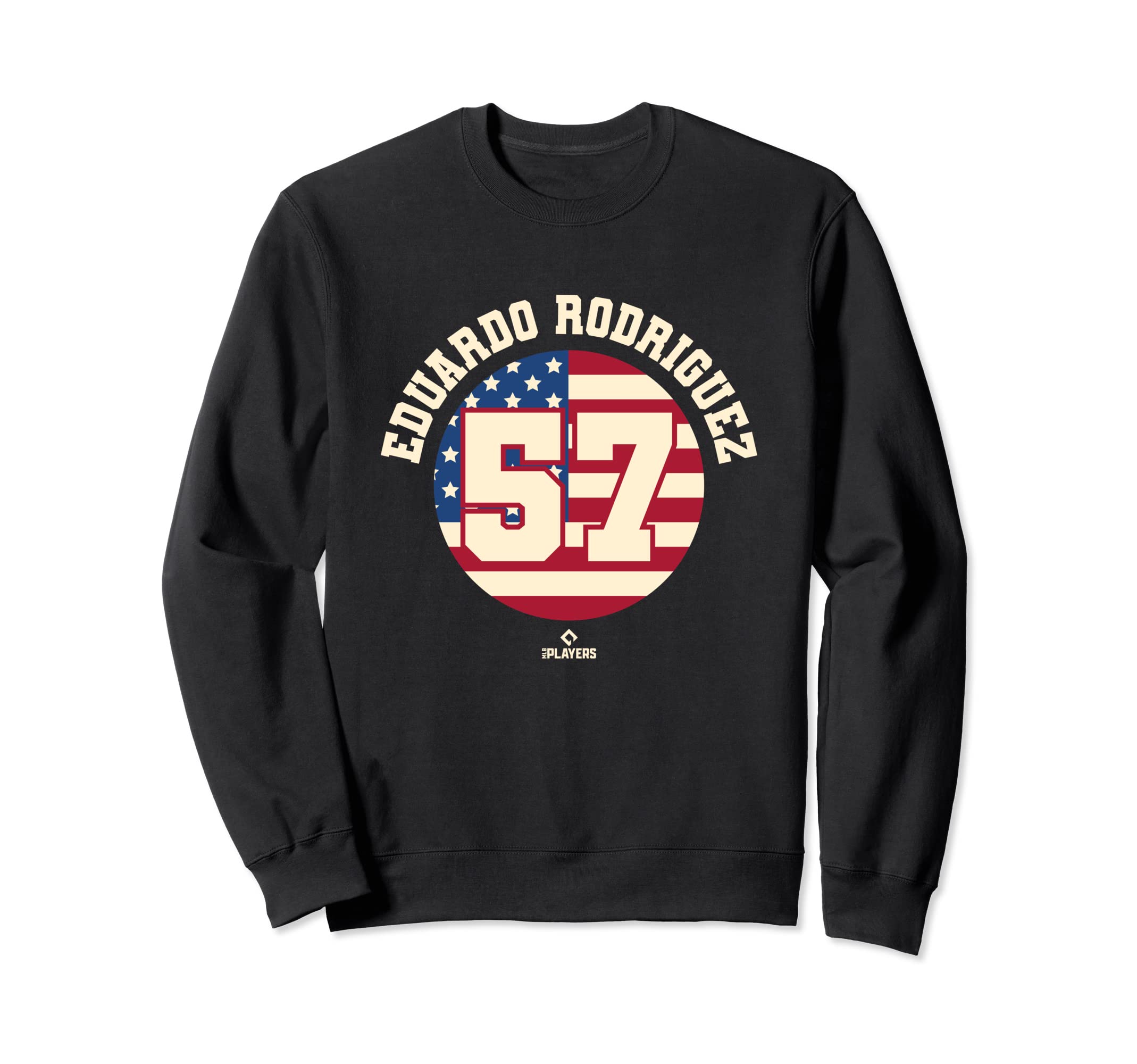 Eduardo Rodriguez Flag Mlbpa Sweatshirt - Minimalist Print for Adults - T-Shirt, Sweatshirt, Hoodie