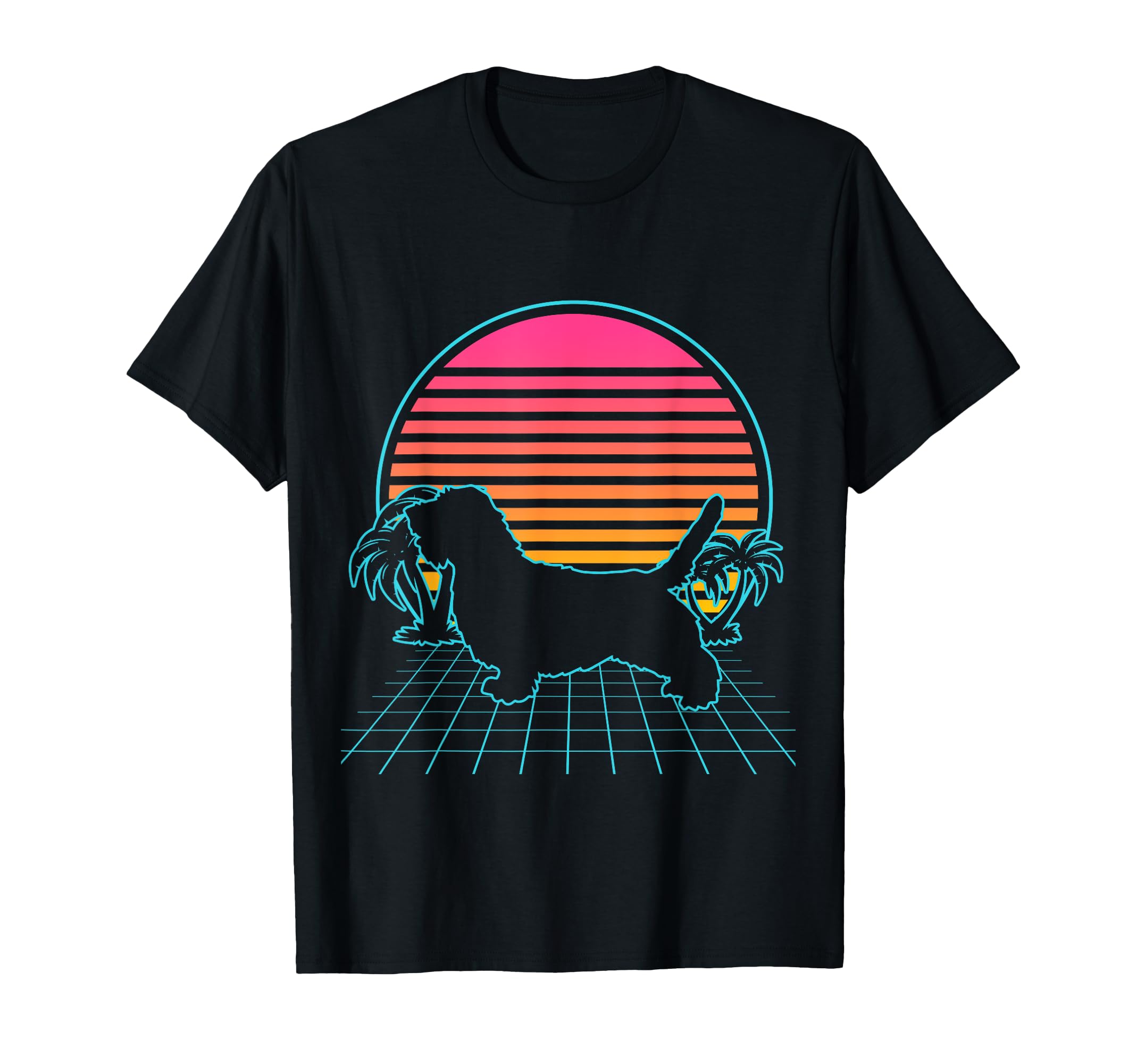 Pbgv 70S 80S Vaporwave Aesthetic Dog T-Shirt - Aesthetic Graphic Unisex - T-Shirt, Sweatshirt, Hoodie