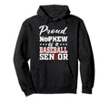 Proud Nephew Baseball Senior 2027 Hoodie - Graphic Print for Adults - T-Shirt, Sweatshirt, Hoodie