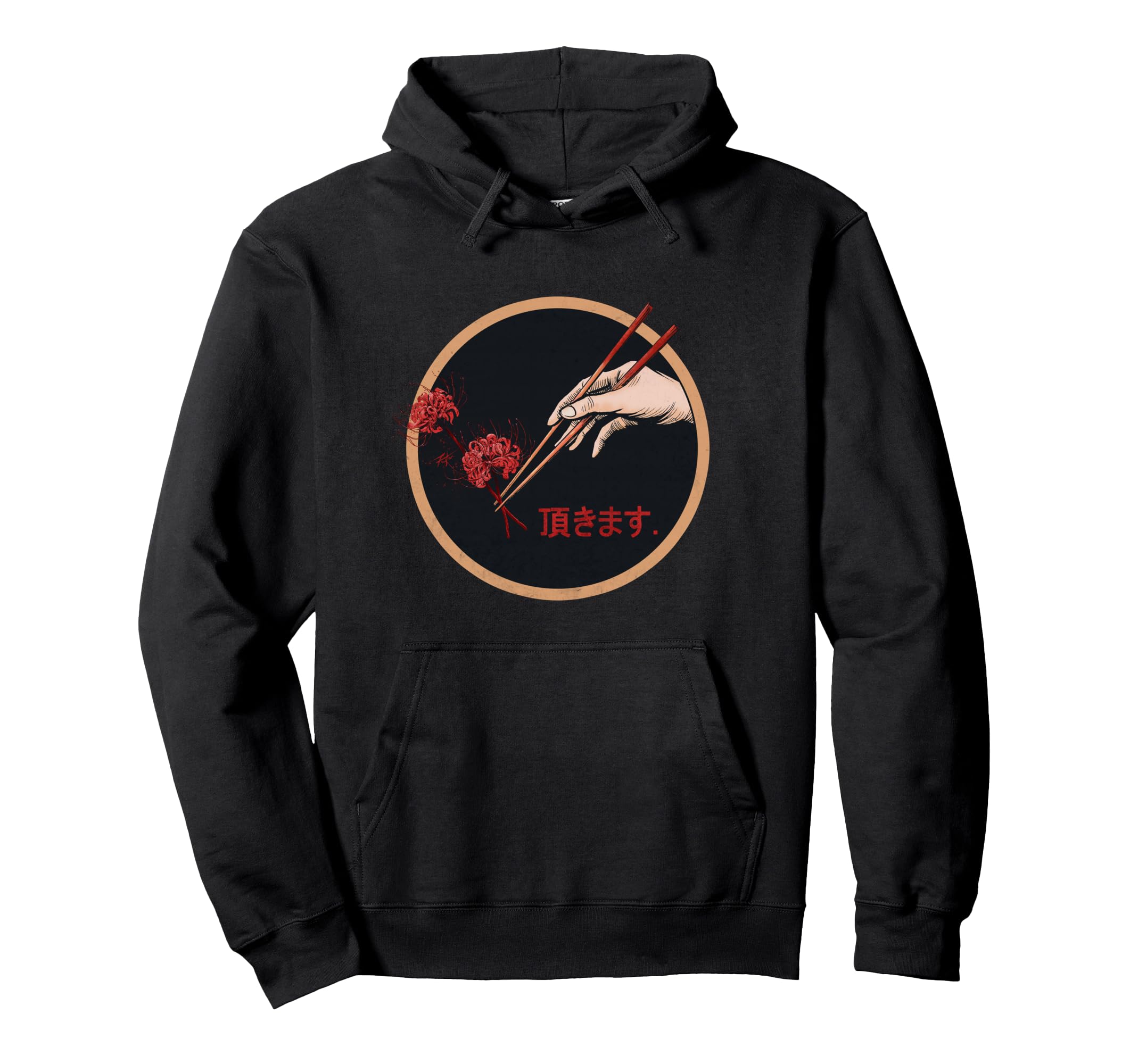 Red Spider Lily Vaporwave Grunge Anime Hoodie - Novelty Apparel Men Women - T-Shirt, Sweatshirt, Hoodie