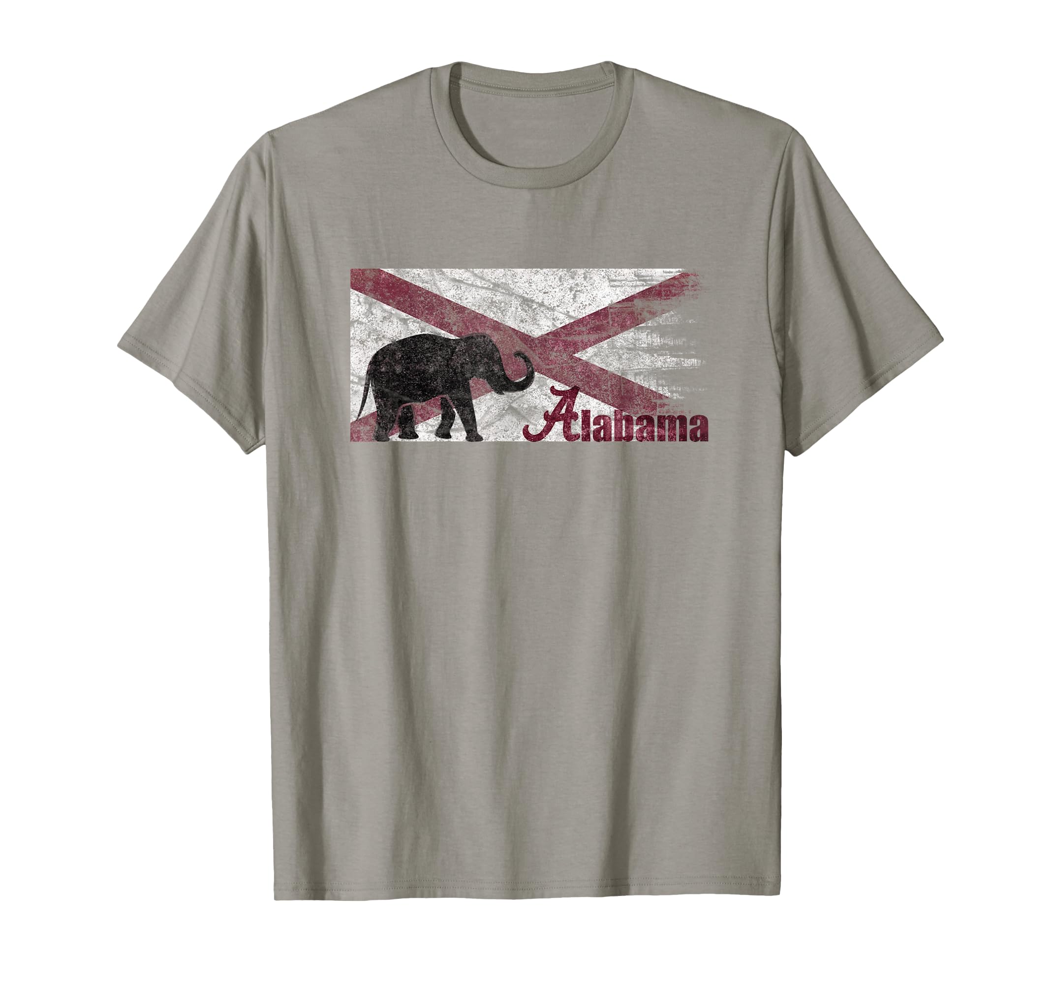 Alabama Flag Souvenir Gift Distressed T-Shirt - Trendy Graphic Men Women - T-Shirt, Sweatshirt, Hoodie