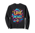 60S 70S Flower Power Groovy Sweatshirt - Fun Novelty Design for Adults - T-Shirt, Sweatshirt, Hoodie