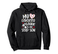 My Favorite Baseball Player Stepmom Hoodie - Streetwear Style Unisex - T-Shirt, Sweatshirt, Hoodie