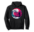 Kawaii Geisha Kanagawa Wave Vaporwave Hoodie - Minimalist Print Unisex - T-Shirt, Sweatshirt, Hoodie