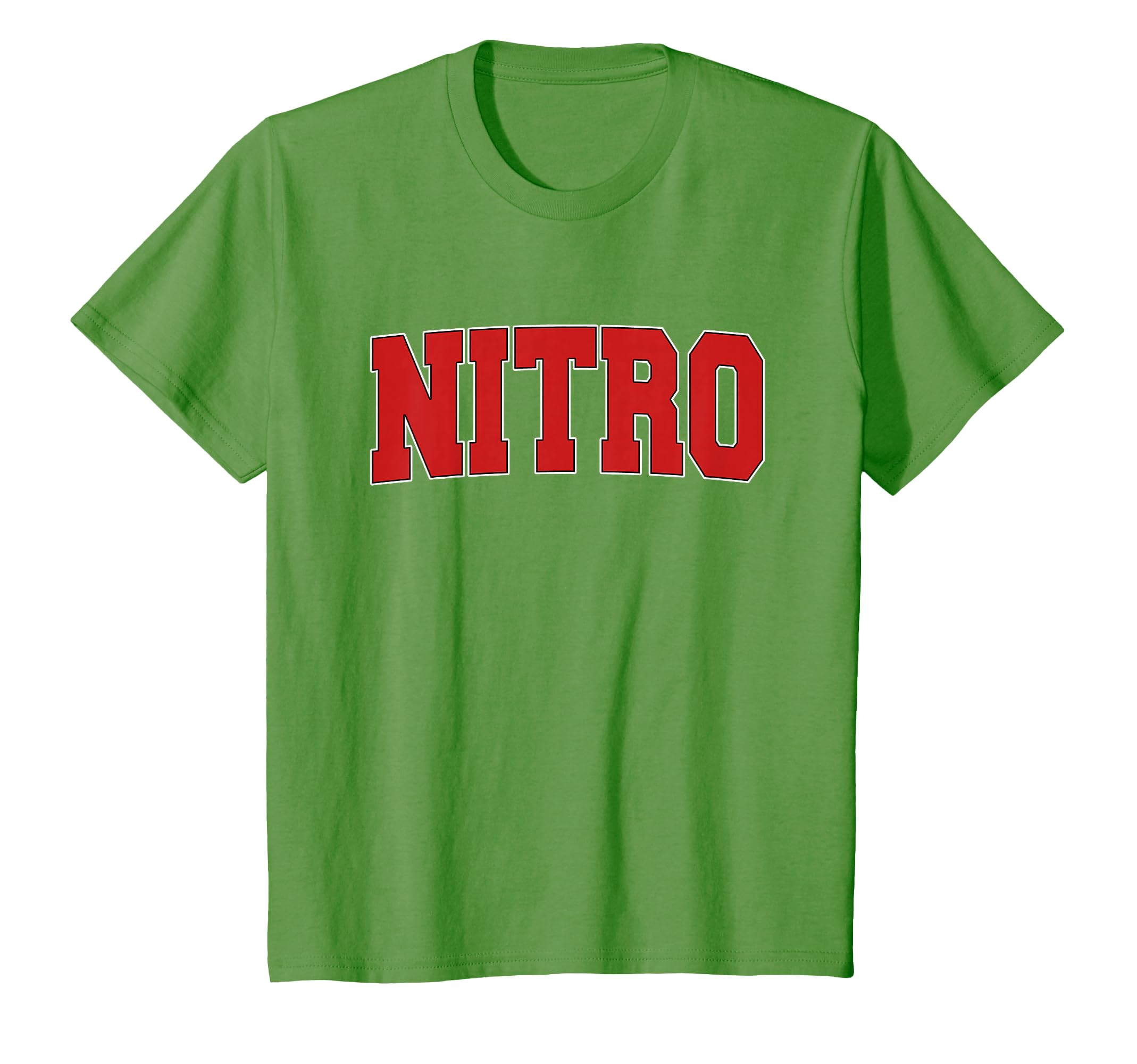 Nitro Wv West Virginia Varsity Usa T-Shirt - Novelty Apparel for Adults - T-Shirt, Sweatshirt, Hoodie