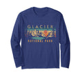 Glacier National Park Montana Usa Outdoor Hoodie - Aesthetic Graphic Unisex - T-Shirt, Sweatshirt, Hoodie