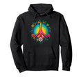 60S 70S Flower Power Groovy Love Peace Hoodie - Novelty Apparel for Adults - T-Shirt, Sweatshirt, Hoodie