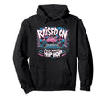 Raised Old School Graffiti Rap Hip Hop Hoodie - Graphic Print Unisex - T-Shirt, Sweatshirt, Hoodie