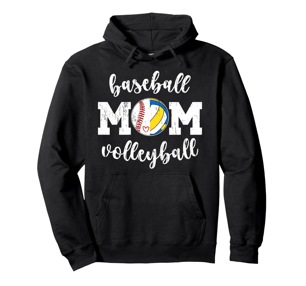 Baseball Volleyball Mom Ballers Hoodie - Custom Art Print Men Women - T-Shirt, Sweatshirt, Hoodie