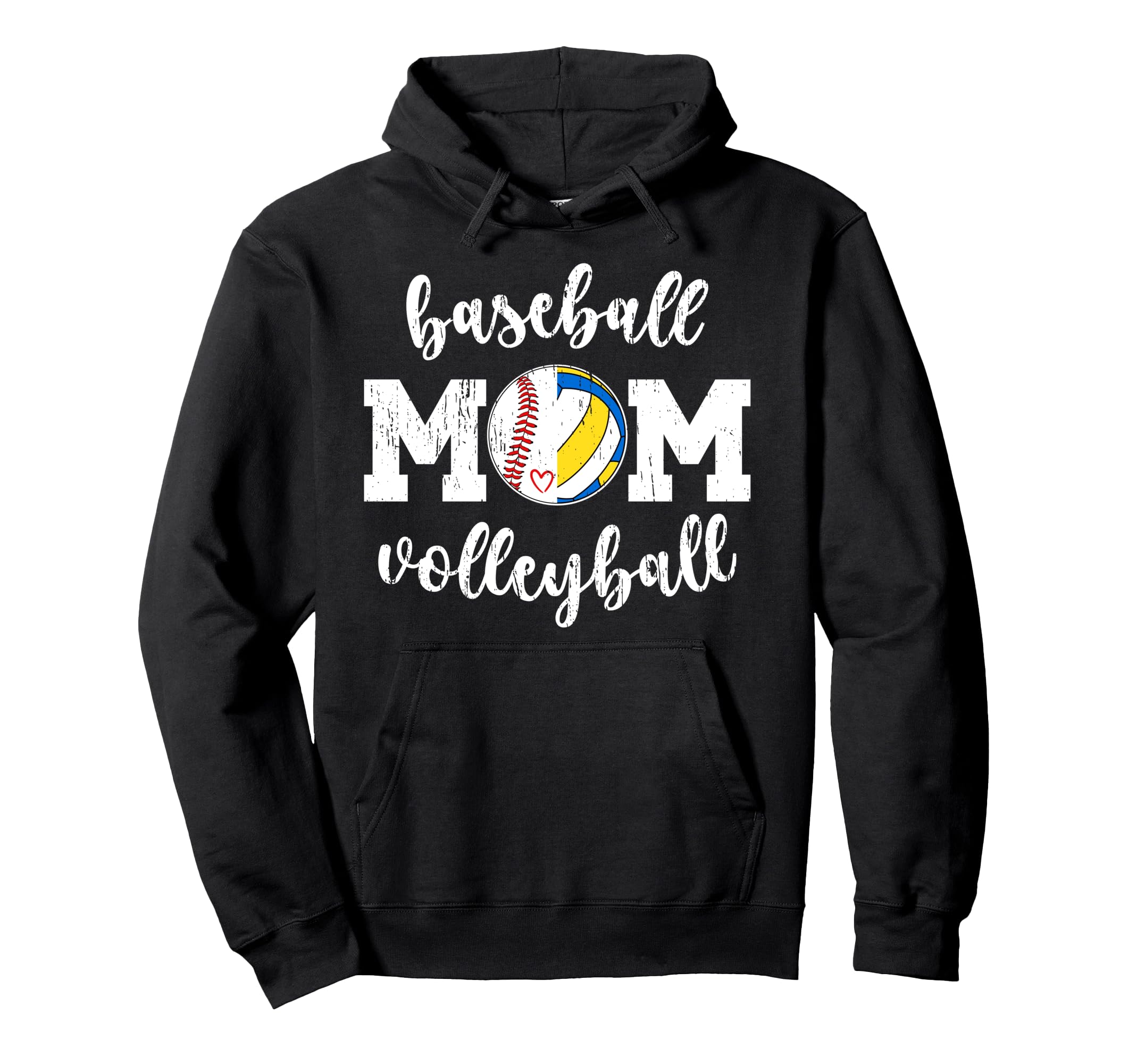 Baseball Volleyball Mom Ballers Hoodie - Custom Art Print Men Women - T-Shirt, Sweatshirt, Hoodie