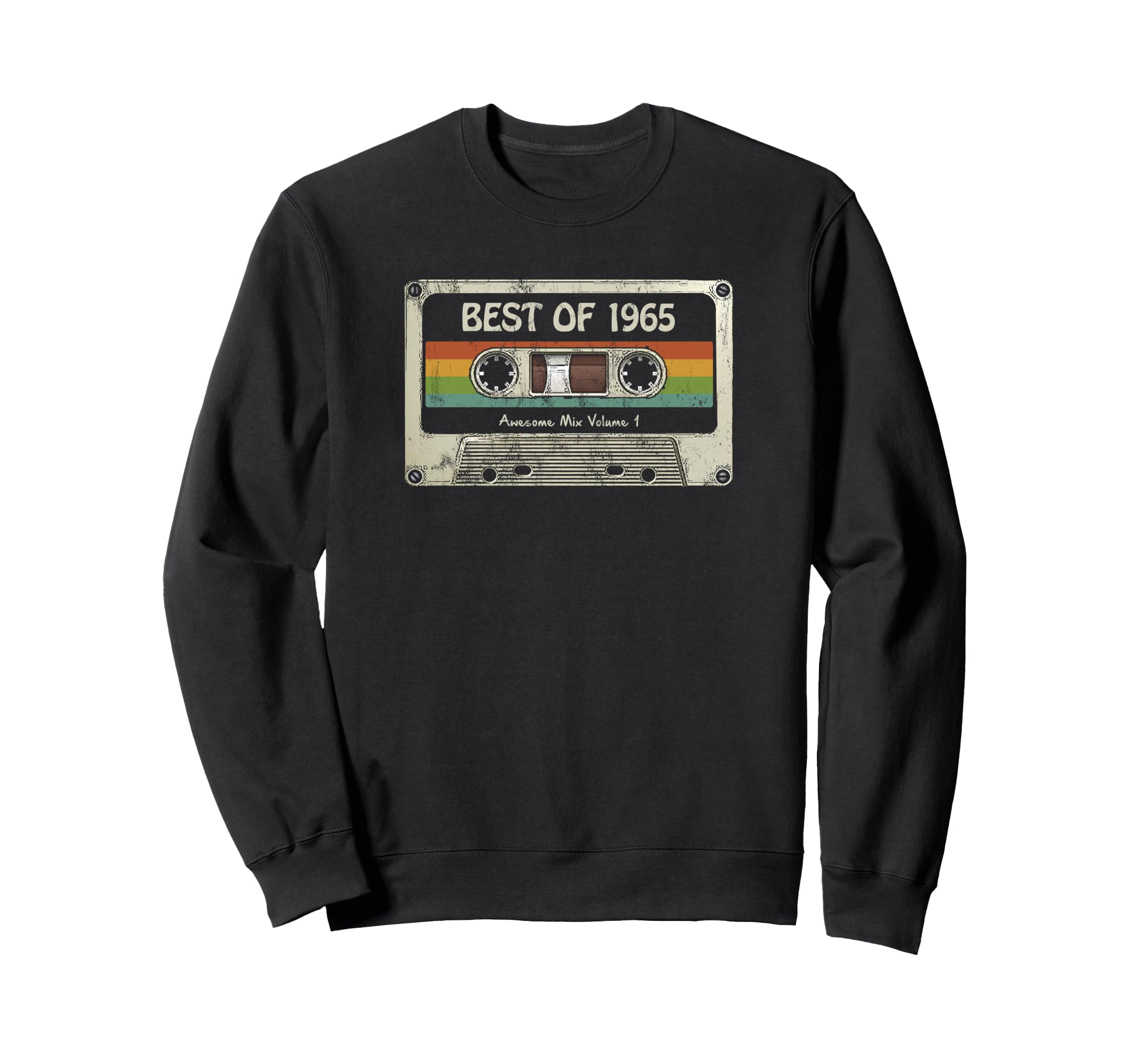 Best 1965 Awesome Mix Tape 60Th Sweatshirt - Aesthetic Graphic Unisex - T-Shirt, Sweatshirt, Hoodie