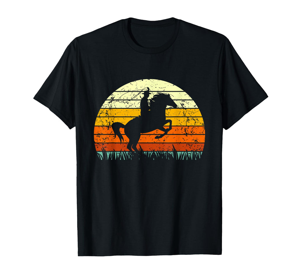 Rodeo Cowboy Horse Riding Western Gift T-Shirt - Trendy Graphic Unisex - T-Shirt, Sweatshirt, Hoodie