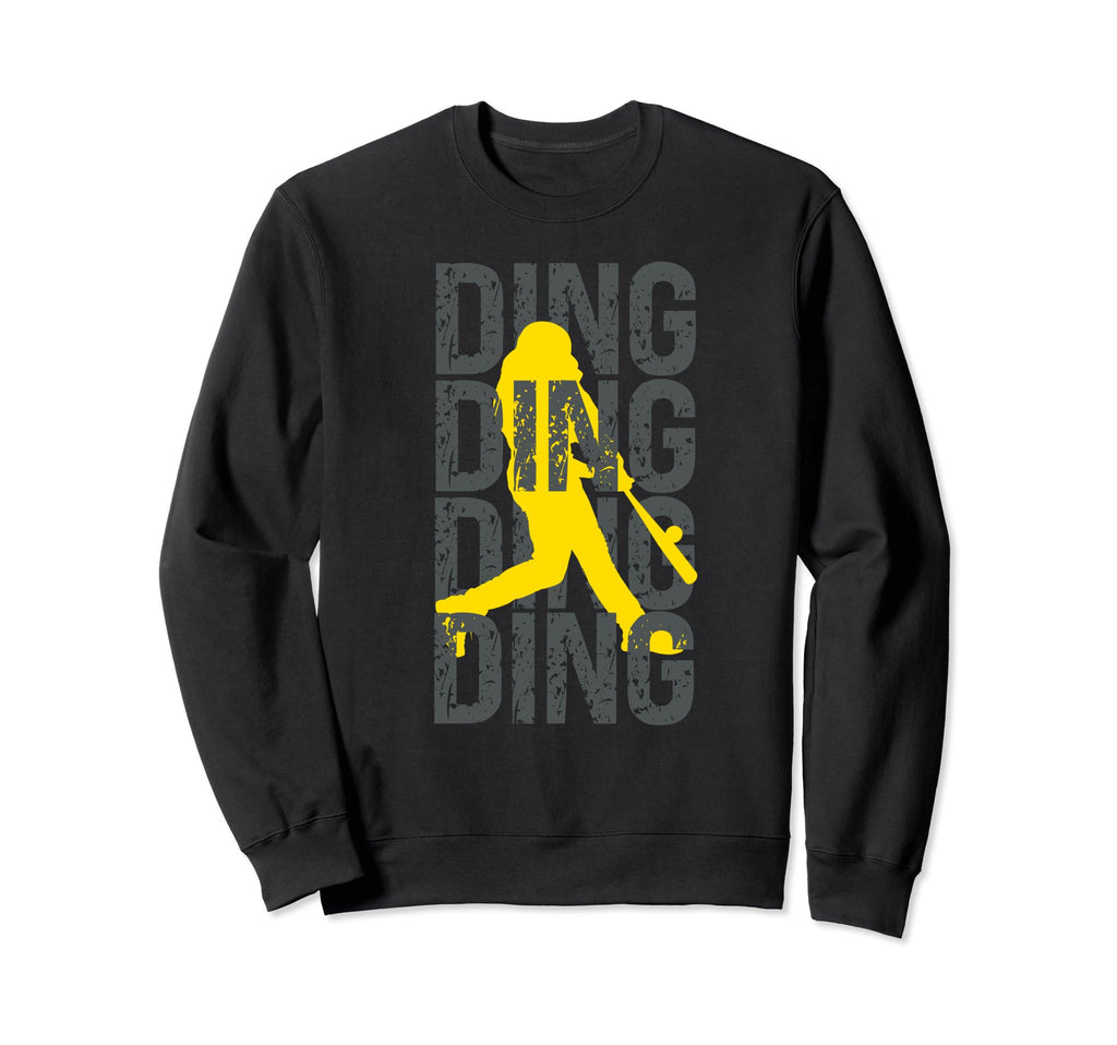 Baseball Hit Dinger Homerun Slugger Sweatshirt - Unique Graphic for Adults - T-Shirt, Sweatshirt, Hoodie