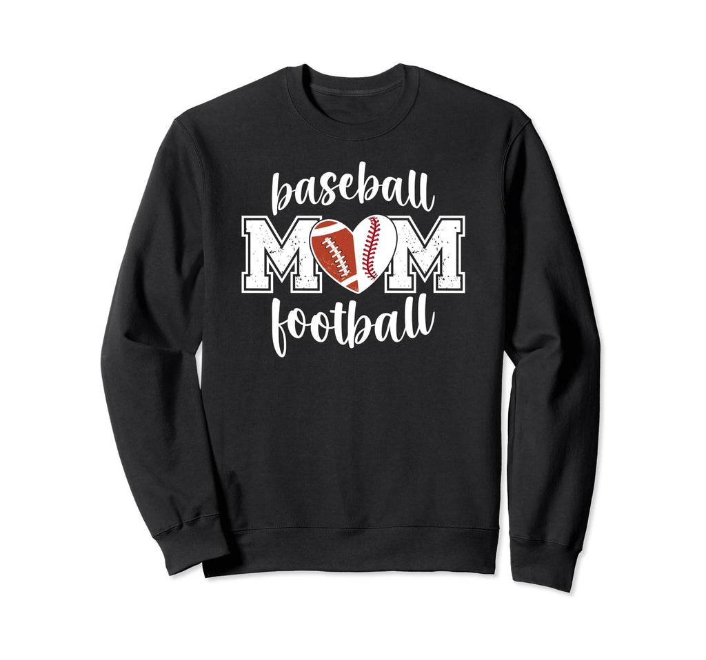 Baseball Football Mom Ballers Sweatshirt - Graphic Print for Adults - T-Shirt, Sweatshirt, Hoodie