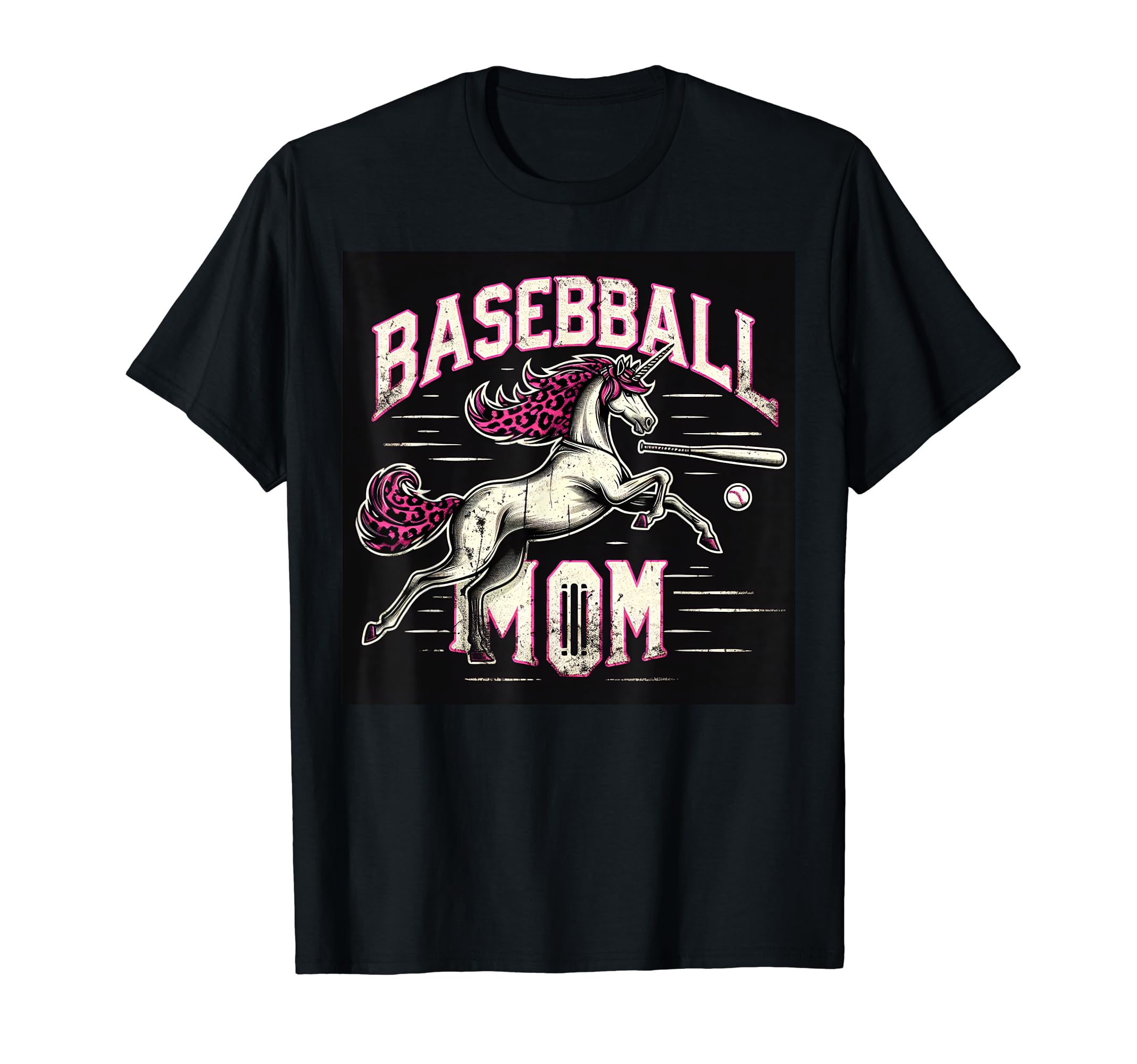 Womens Baseball Mom Unicorn Mothers My T-Shirt - Trendy Graphic Men Women - T-Shirt, Sweatshirt, Hoodie