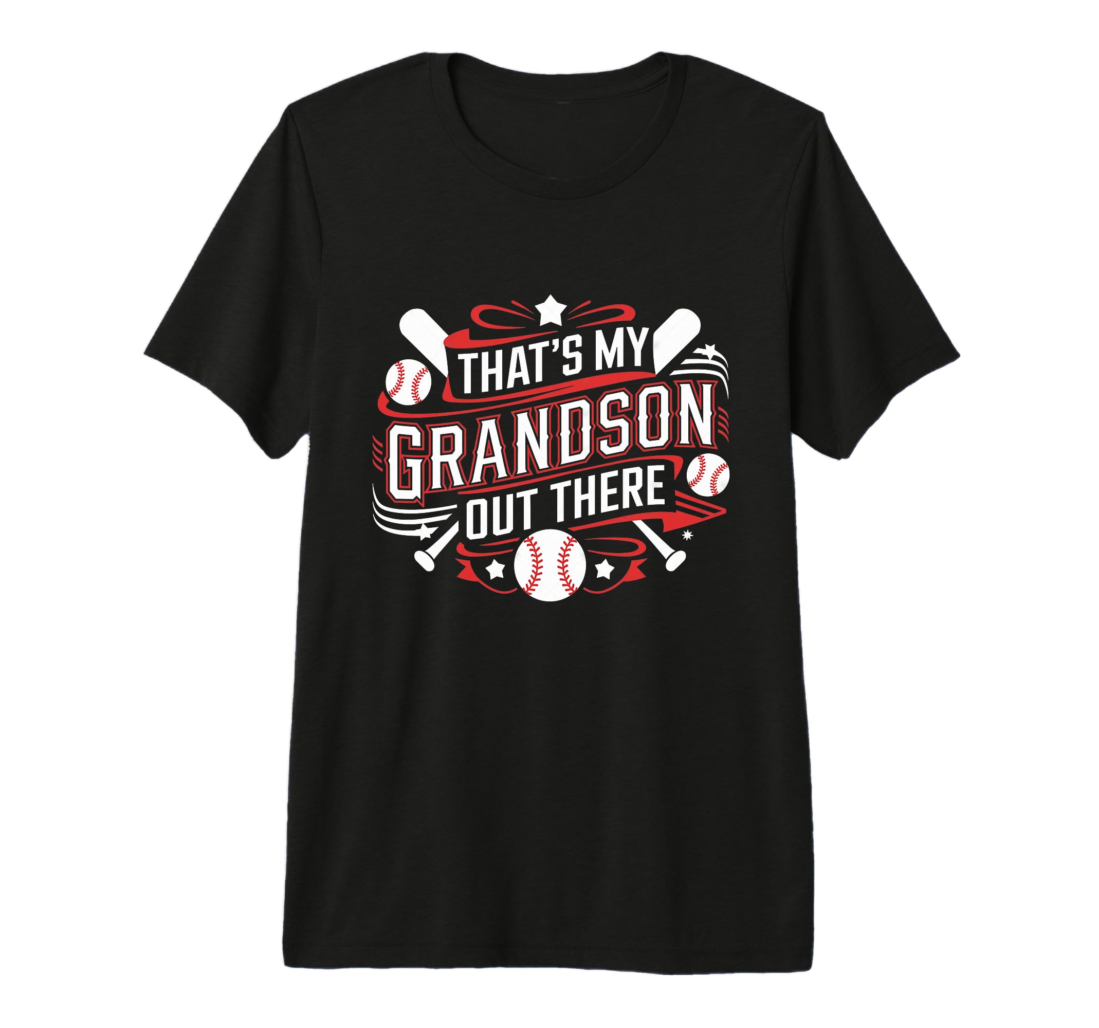 Thats My Grandson Out There Baseball T-Shirt - Minimalist Print Unisex - T-Shirt, Sweatshirt, Hoodie