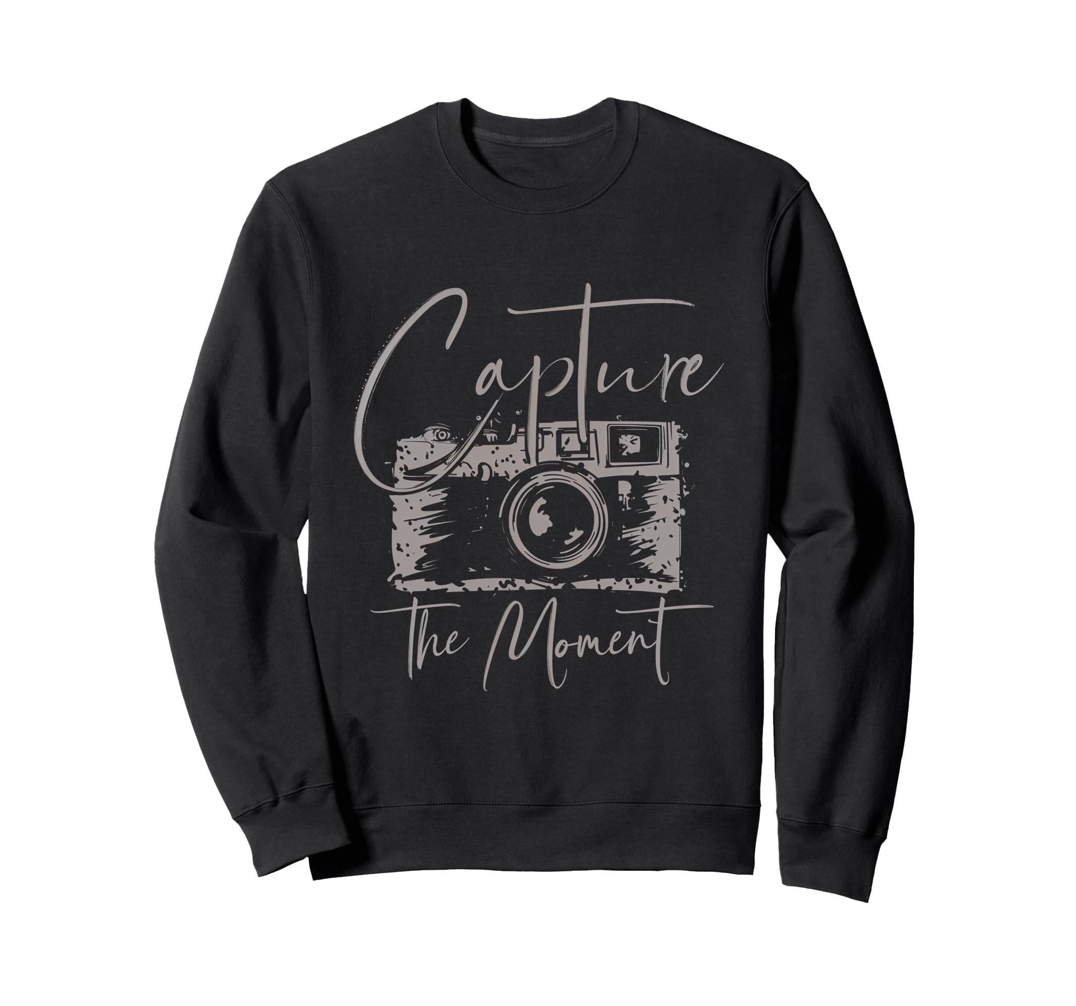 Capture Moment Photography Camera Sweatshirt - Novelty Apparel for Adults - T-Shirt, Sweatshirt, Hoodie
