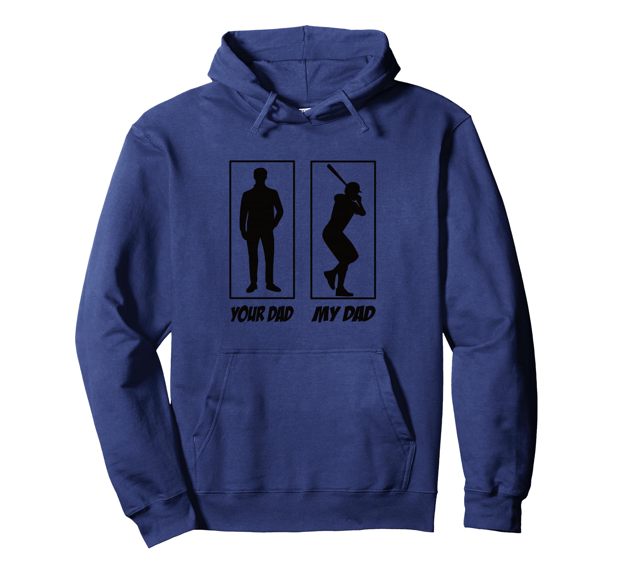Your Dad My Dad Baseball Baseball Hoodie - Minimalist Print Men Women - T-Shirt, Sweatshirt, Hoodie