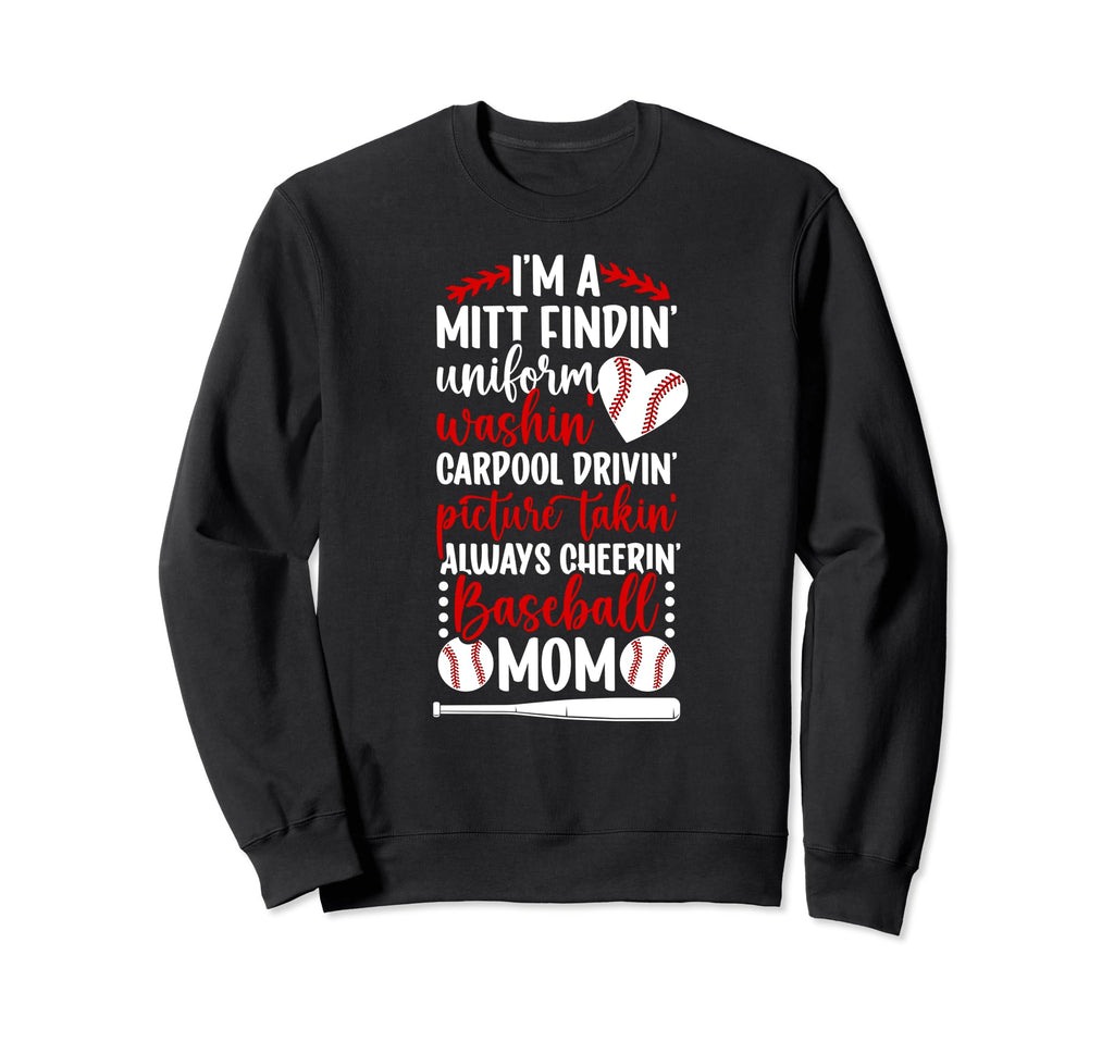 Baseball Mom Definition Mom Sweatshirt - Casual Everyday Wear Unisex - T-Shirt, Sweatshirt, Hoodie