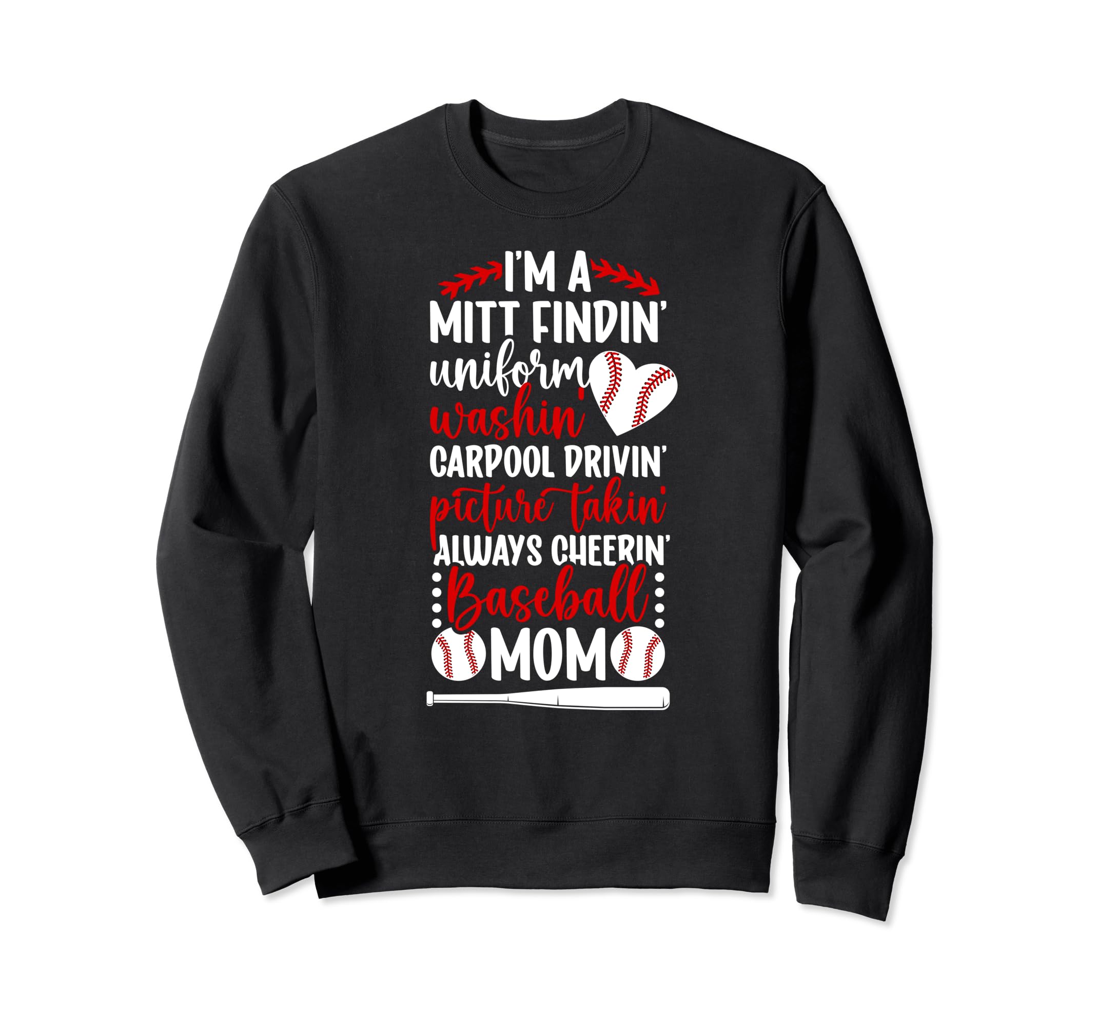 Baseball Mom Definition Mom Sweatshirt - Casual Everyday Wear Unisex - T-Shirt, Sweatshirt, Hoodie