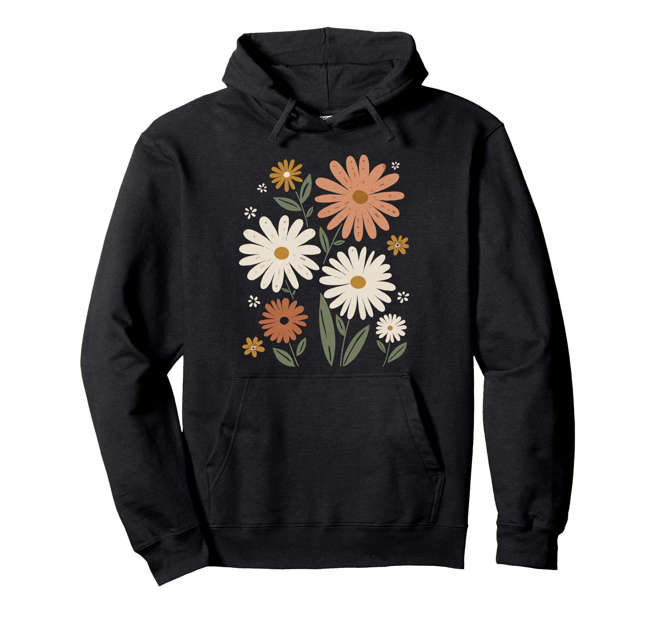 Wildflowers Flowers Pattern Hoodie - Casual Everyday Wear for Adults - T-Shirt, Sweatshirt, Hoodie